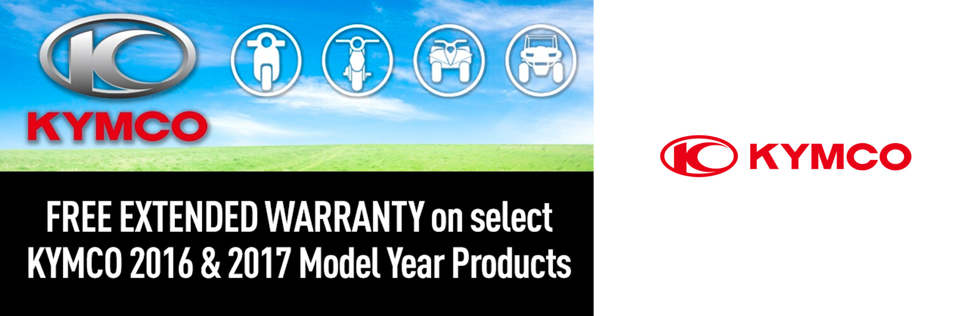 KYMCO: Free Extended Warranty